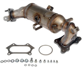 Catalytic Converter with Integrated Exhaust Manifold