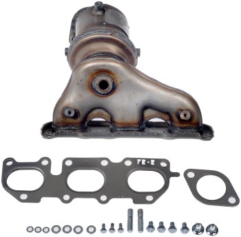 Catalytic Converter with Integrated Exhaust Manifold