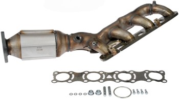 Catalytic Converter with Integrated Exhaust Manifold