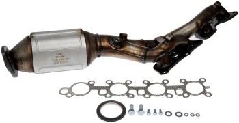 Catalytic Converter with Integrated Exhaust Manifold