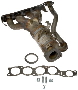 Catalytic Converter with Integrated Exhaust Manifold