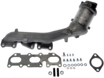 Catalytic Converter with Integrated Exhaust Manifold