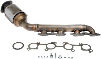 Catalytic Converter with Integrated Exhaust Manifold