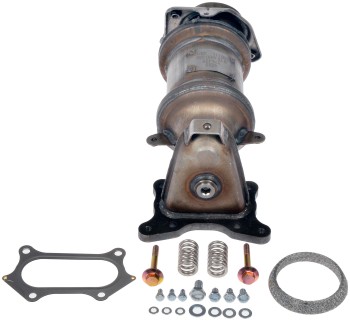 Catalytic Converter with Integrated Exhaust Manifold