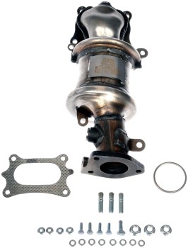 Catalytic Converter with Integrated Exhaust Manifold