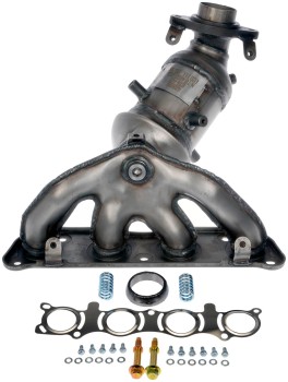 Catalytic Converter with Integrated Exhaust Manifold