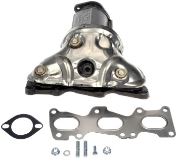 Catalytic Converter with Integrated Exhaust Manifold