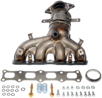 Catalytic Converter with Integrated Exhaust Manifold