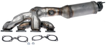 Catalytic Converter with Integrated Exhaust Manifold