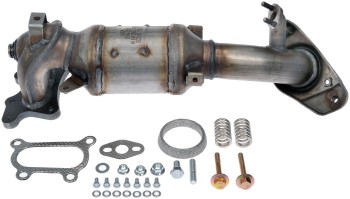 Catalytic Converter with Integrated Exhaust Manifold