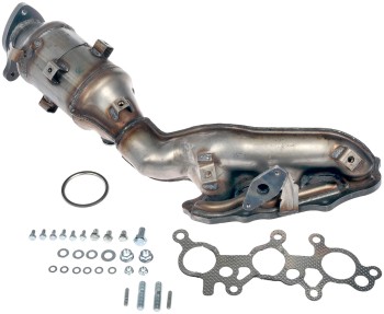 Catalytic Converter with Integrated Exhaust Manifold