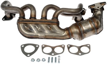 Catalytic Converter with Integrated Exhaust Manifold