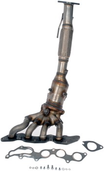 Catalytic Converter with Integrated Exhaust Manifold