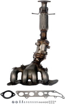 Catalytic Converter with Integrated Exhaust Manifold