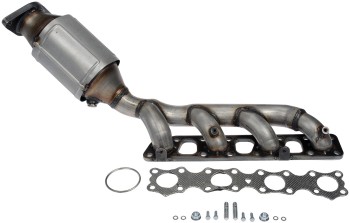 Catalytic Converter with Integrated Exhaust Manifold