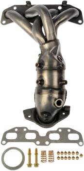 Catalytic Converter with Integrated Exhaust Manifold