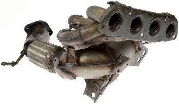 Catalytic Converter with Integrated Exhaust Manifold