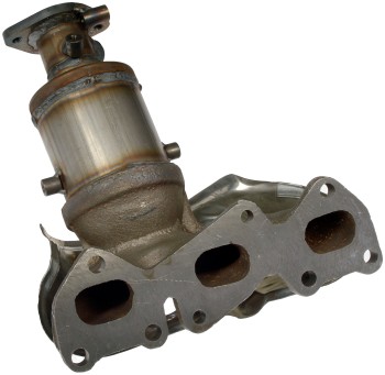Catalytic Converter with Integrated Exhaust Manifold