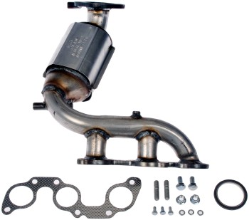 Catalytic Converter with Integrated Exhaust Manifold