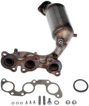 Catalytic Converter with Integrated Exhaust Manifold