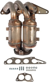 Catalytic Converter with Integrated Exhaust Manifold