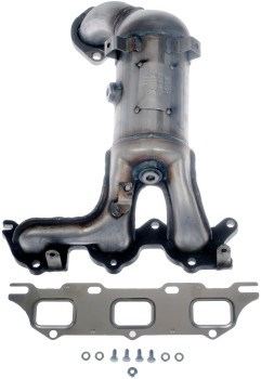 Catalytic Converter with Integrated Exhaust Manifold