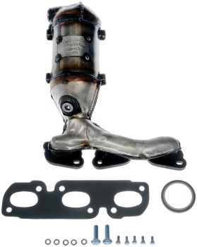 Catalytic Converter with Integrated Exhaust Manifold