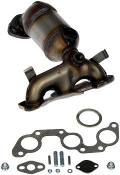 Catalytic Converter with Integrated Exhaust Manifold