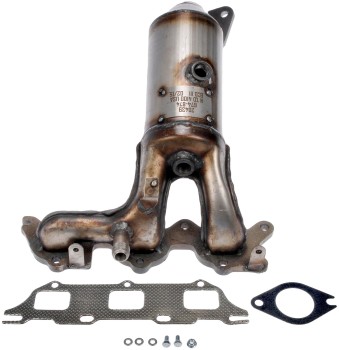 Catalytic Converter with Integrated Exhaust Manifold