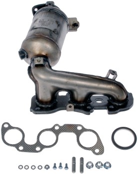 Catalytic Converter with Integrated Exhaust Manifold