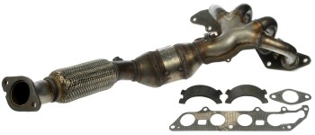 Catalytic Converter with Integrated Exhaust Manifold