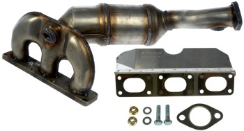Catalytic Converter with Integrated Exhaust Manifold