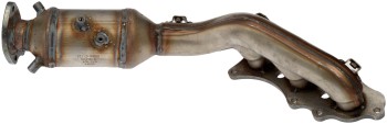 Catalytic Converter with Integrated Exhaust Manifold