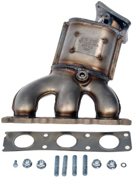 Catalytic Converter with Integrated Exhaust Manifold