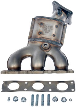 Catalytic Converter with Integrated Exhaust Manifold