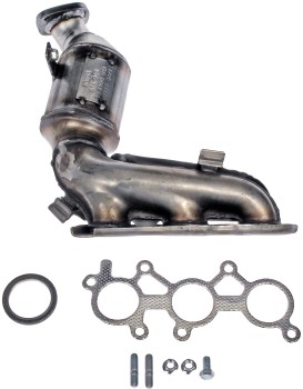 Catalytic Converter with Integrated Exhaust Manifold
