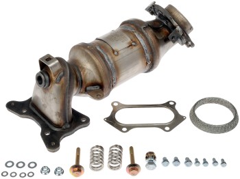 Catalytic Converter with Integrated Exhaust Manifold