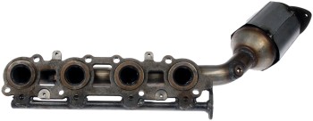 Catalytic Converter with Integrated Exhaust Manifold