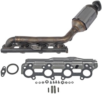 Catalytic Converter with Integrated Exhaust Manifold