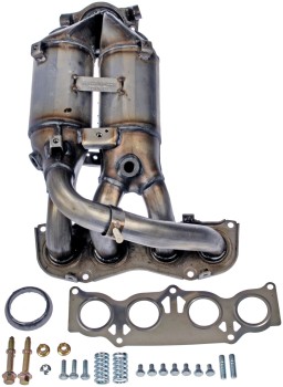 Catalytic Converter with Integrated Exhaust Manifold