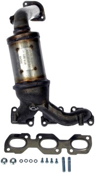 Catalytic Converter with Integrated Exhaust Manifold