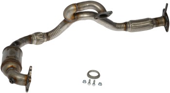 Catalytic Converter with Integrated Exhaust Manifold