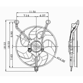 A/C Condenser Fan Assembly