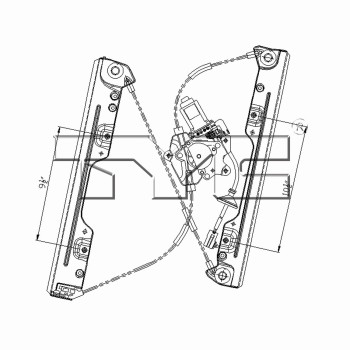 Window Motor and Regulator Assembly