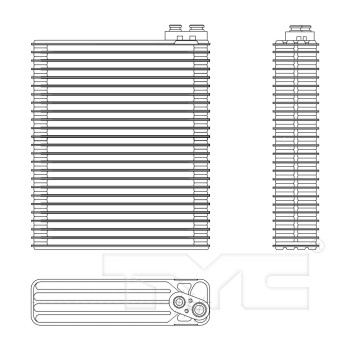A/C Evaporator Core