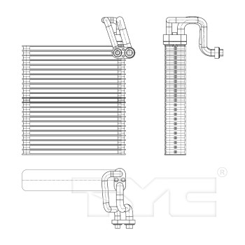 A/C Evaporator Core