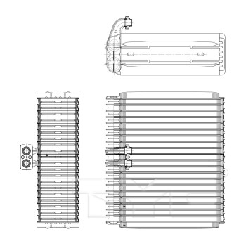A/C Evaporator Core