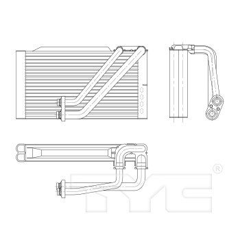 A/C Evaporator Core