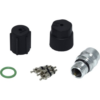 A/C System Valve Core and Cap Kit