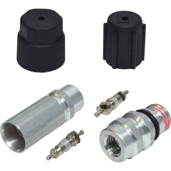 A/C System Valve Core and Cap Kit